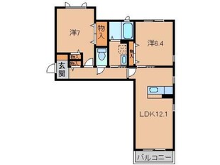 高野口駅 徒歩20分 2階の物件間取画像